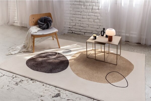 Bež/krem tepih 160x230 cm Peblinne – Universal