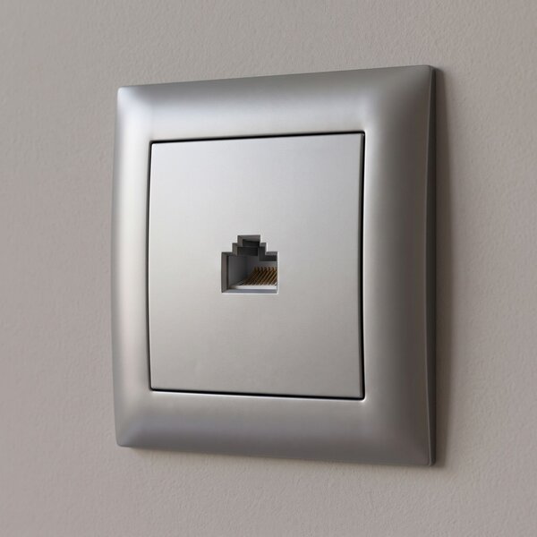 RJ45 Utičnica OSTE JNH010-S GREY
