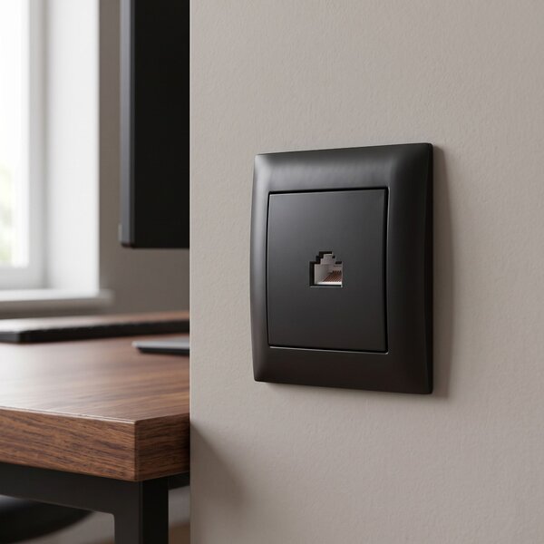 RJ45 Utičnica OSTE JNH010-S BLACK
