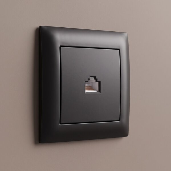 RJ45 Utičnica OSTE JNH010-S BLACK