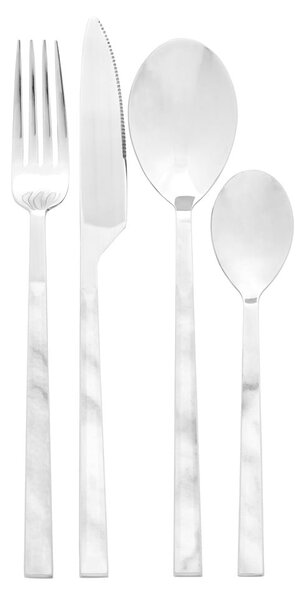 Pribor 16 kom od nehrđajućeg čelika u srebrnoj boji Avie – Premier Housewares