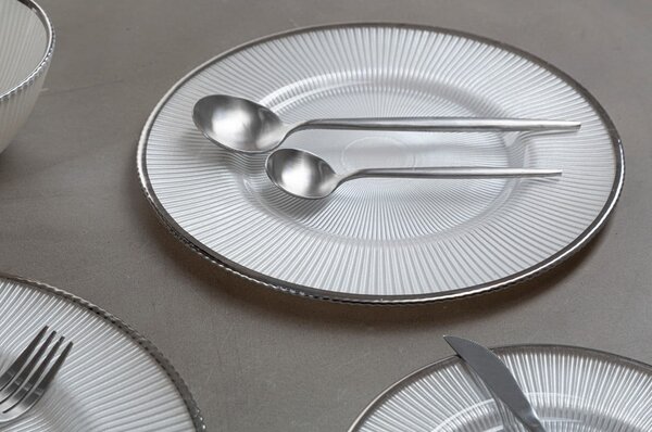 Pribor 16 kom od nehrđajućeg čelika u srebrnoj boji Modern retro – Premier Housewares