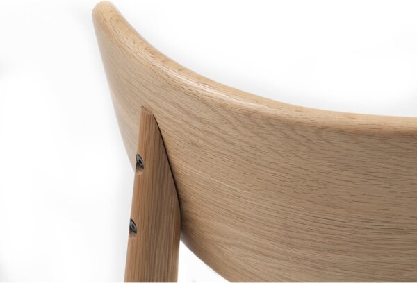 Svijetlo siva/u prirodnoj boji blagovaonska stolica Elim – Unique Furniture