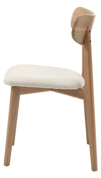 Krem/u prirodnoj boji blagovaonska stolica Elim – Unique Furniture