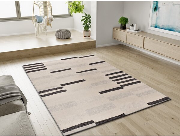 Sivi/krem tepih 140x200 cm Mosaica – Universal