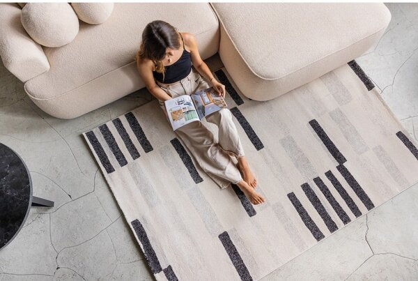 Sivi/krem tepih 140x200 cm Mosaica – Universal
