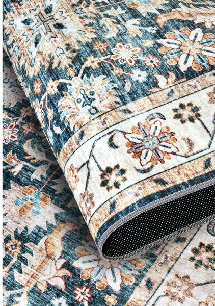 Plavi tepih 160x230 cm Saveh Blue Cream – Elle Decoration