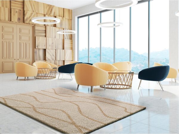 Krem tepih 160x230 cm Routa – Universal