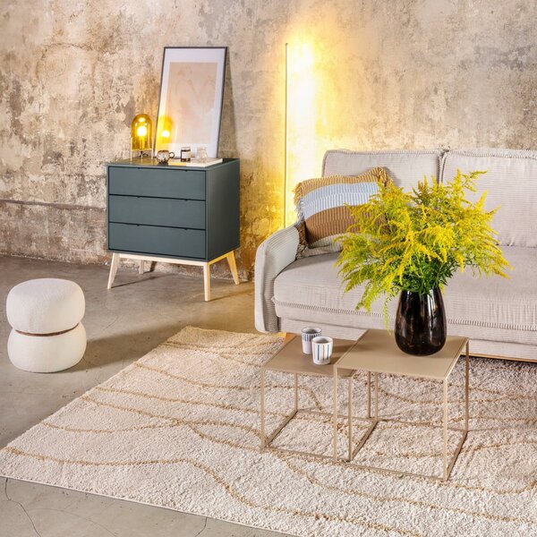 Krem tepih 160x230 cm Routa – Universal