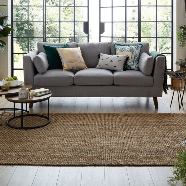 Smeđi tepih od jute Flair Rugs, 160 x 230 cm