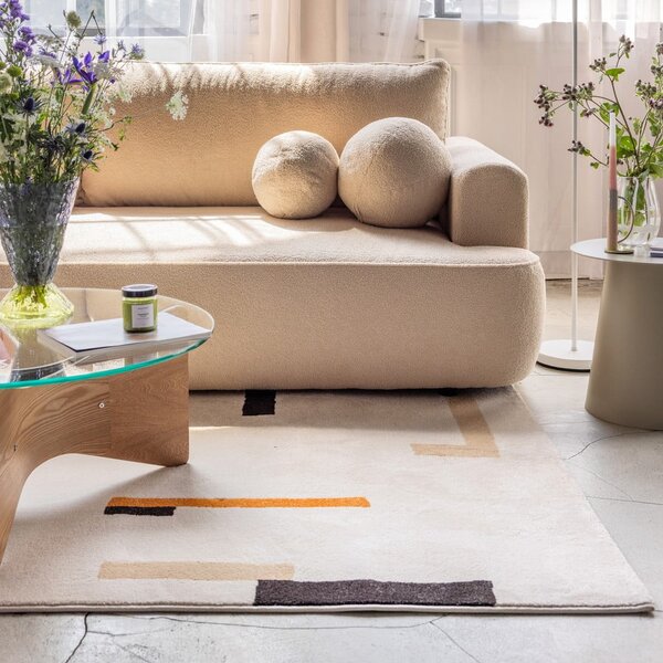 Narančasti/krem tepih 160x230 cm Linea – Universal