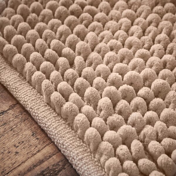 Smeđa kupaonska prostirka 50x120 cm Aspen Bobble – Bianca