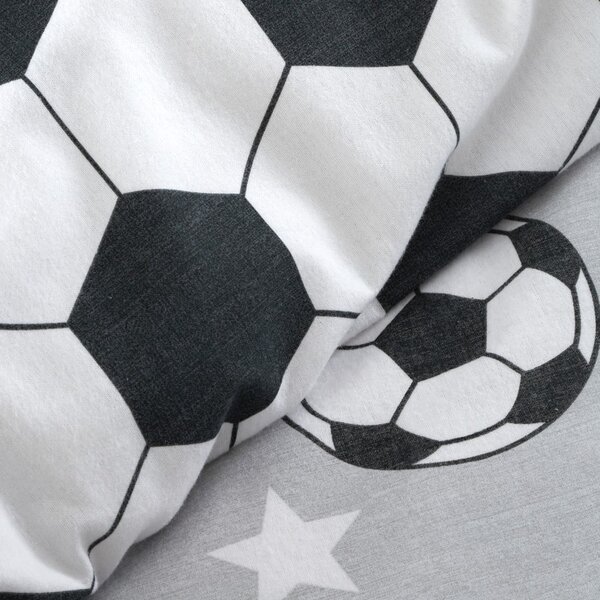 Flanelska dječja posteljina za krevet za jednu osobu 135x200 cm Football Stars – Catherine Lansfield