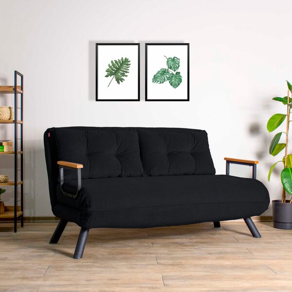 Zondo.hr Sofa futon Sandy (crna). Akcija -30%. 1062315