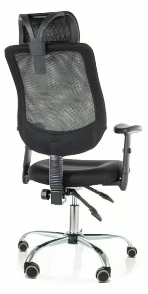 Crna uredska stolica FLEXISEAT Q-118RC