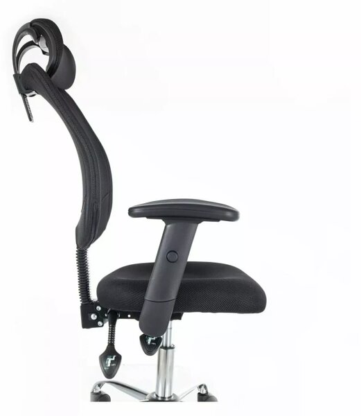 Crna uredska stolica FLEXISEAT Q-118RC