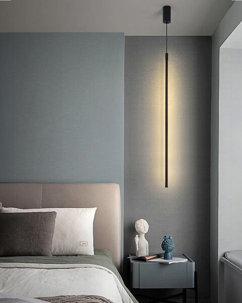 Stropni luster LED APP1413-C BLACK 100cm