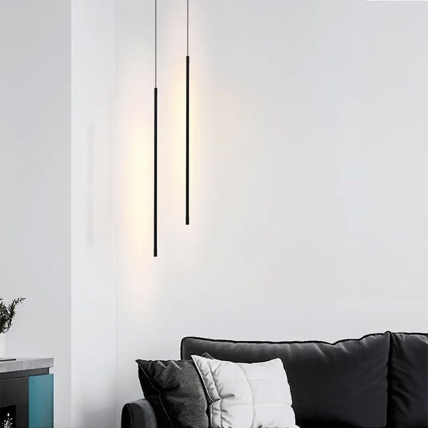 Stropni luster LED APP1413-C BLACK 100cm