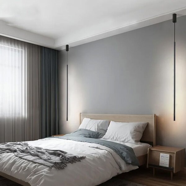 Stropni luster LED APP1413-C BLACK 100cm