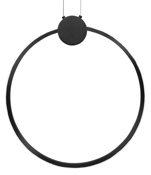 Stropni luster LED APP1398-CP BLACK 50cm