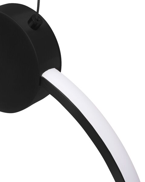 Stropni luster LED APP1392-CP BLACK 30cm