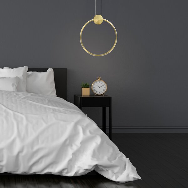 Stropni luster LED APP1396-CP GOLD 40cm