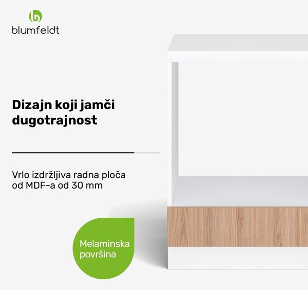 Blumfeldt WoodVista spremnik | Stabilna MDF radna ploča | Održivi materijali | Jednostavna montaža