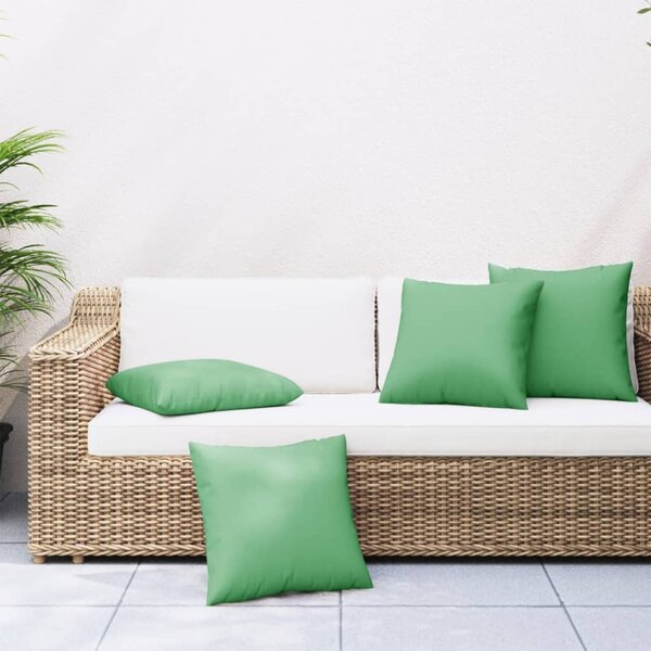 VidaXL Ukrasni jastuci 4 kom zeleni 50 x 50 cm od tkanine