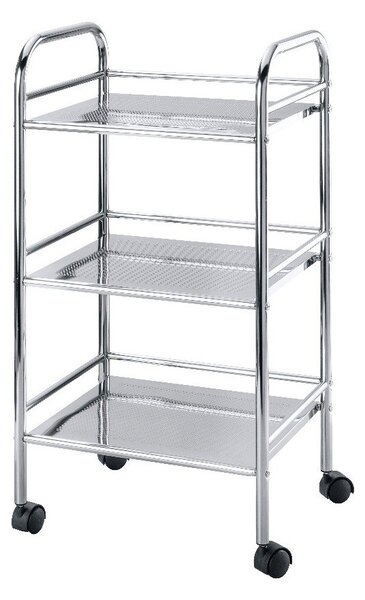 Metalna mobilna polica srebrne boje 41x75 cm - Wenko