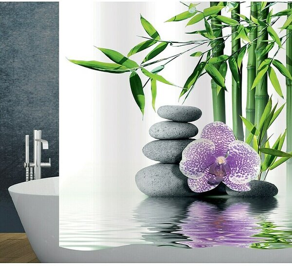 Diaqua Zavjesa za tuš Spa (Š x V: 120 x 200 cm, Tekstil, Više boja)