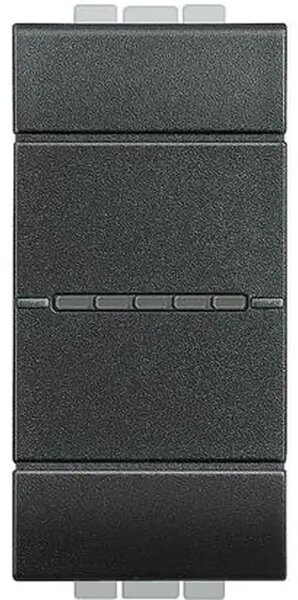 AXIAL IZMJENIČNI PREKIDAČ 1P/16A/250V 1M ANTRACIT L4053N