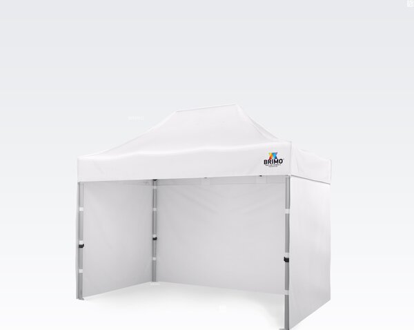 Profesionalni vrtni šator 2x3m ALU EXCLUSIVE (3 stijenke) - sa 3 zida - Bijela