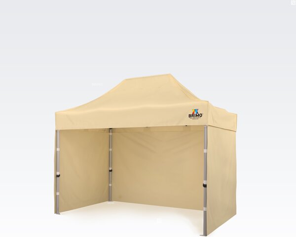 Profesionalni vrtni šator 2x3m ALU EXCLUSIVE (3 stijenke) - sa 3 zida - Bijela