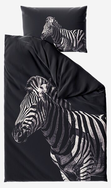 3D posteljina od mikrovlakana ZEBRA crna Dimenzije posteljine: 70 x 90 cm | 140 x 200 cm