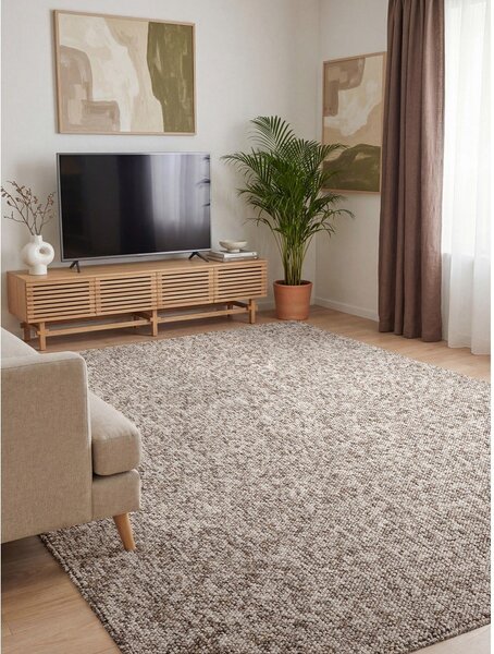 Sivi perivi tepih 160x230 cm Rocco Taupe – Elle Decoration