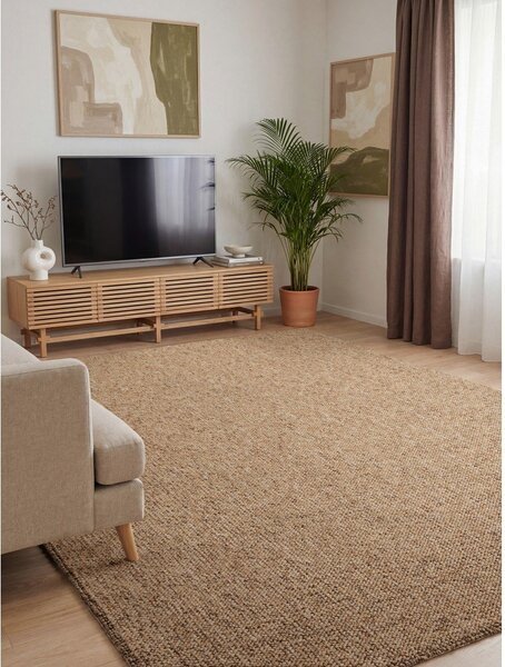 Svjetlo smeđi perivi tepih 80x150 cm Rocco Caramel – Elle Decoration
