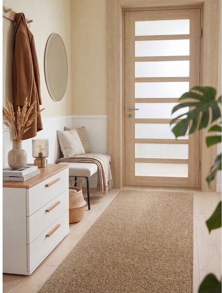 Svjetlo smeđa periva staza 80x240 cm Rocco Caramel – Elle Decoration