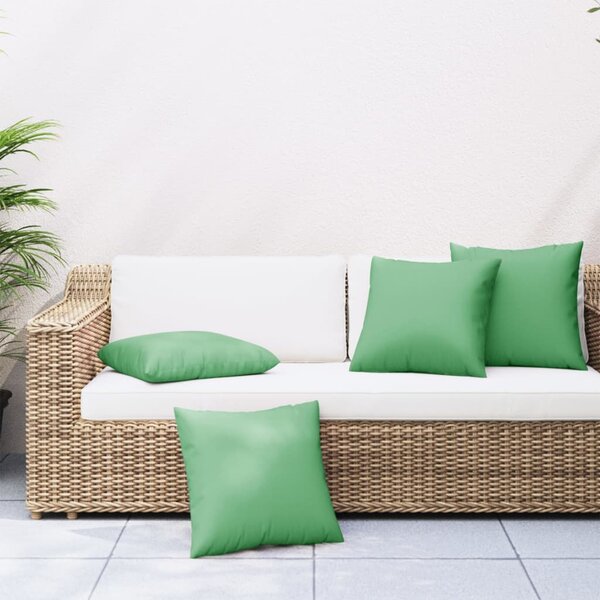 VidaXL Ukrasni jastuci 4 kom zeleni 60 x 60 cm od tkanine