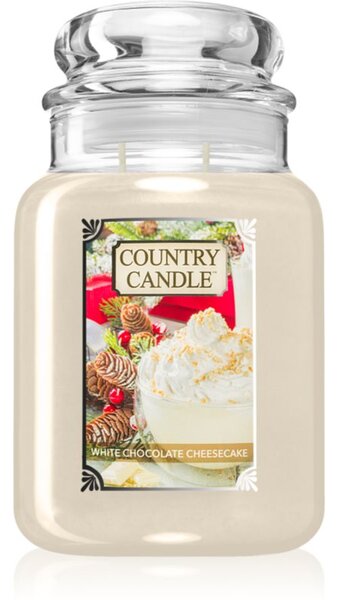 Country Candle White Chocolate Cheesecake mirisna svijeća 737 g