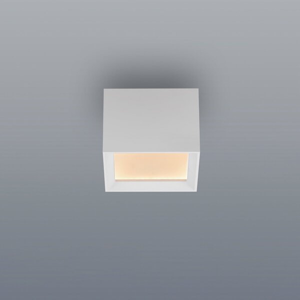 PURE Manhattan LED stropna svjetiljka, snijeg, jednobulbna, CCT, prigušiva, Bijela, Područje hodnika, Aluminij