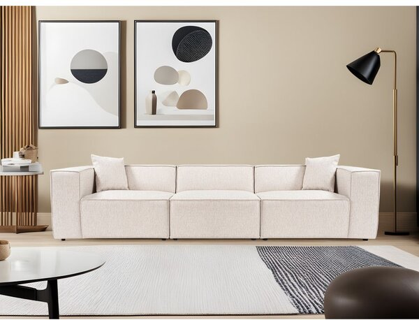 Atelier Del Sofa Trosjed, Lora 3 Seater - Light Brown