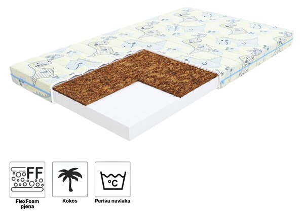 Calmer madrac s kokosom 120x60