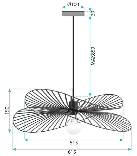 Lampa Viseća APP1842-1CP