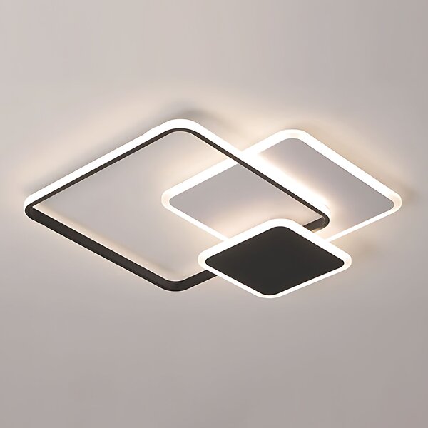 Stropni luster LHJ079-C BLACK/WHITE LED