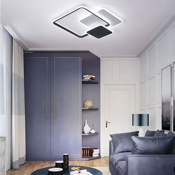Stropni luster LHJ079-C BLACK/WHITE LED