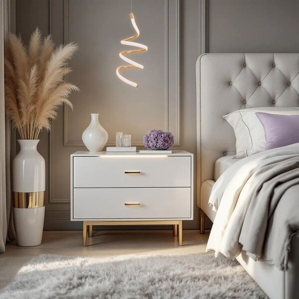 Viseća stropna LED lampa LHJ096-1CP light rose gold