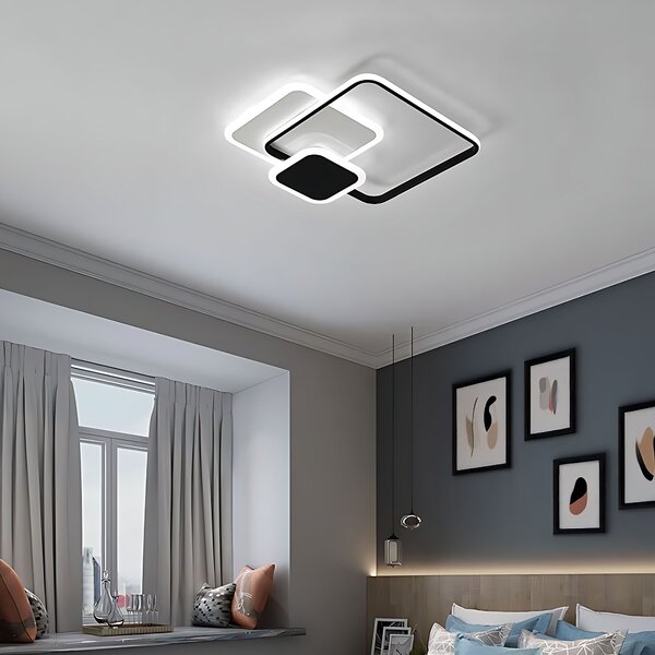 Stropni luster LHJ079-C BLACK/WHITE LED
