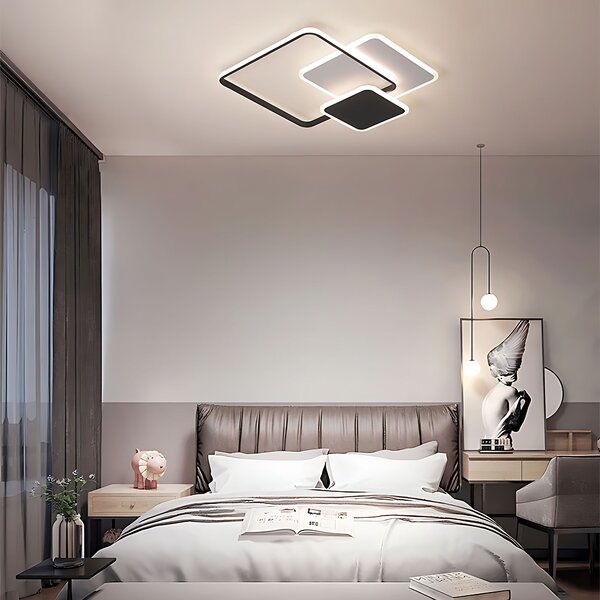 Stropni luster LHJ079-C BLACK/WHITE LED