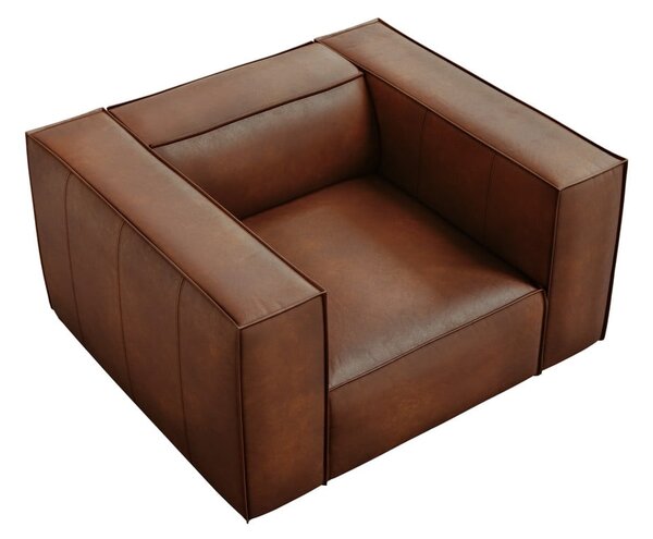 Konjak smeđa kožna fotelja Madame - Windsor & Co Sofas