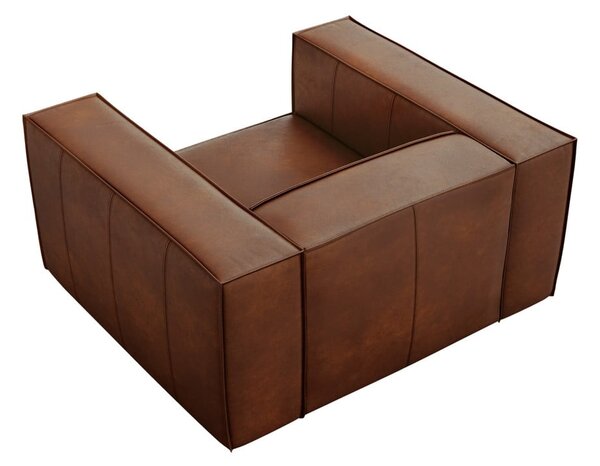 Konjak smeđa kožna fotelja Madame - Windsor & Co Sofas
